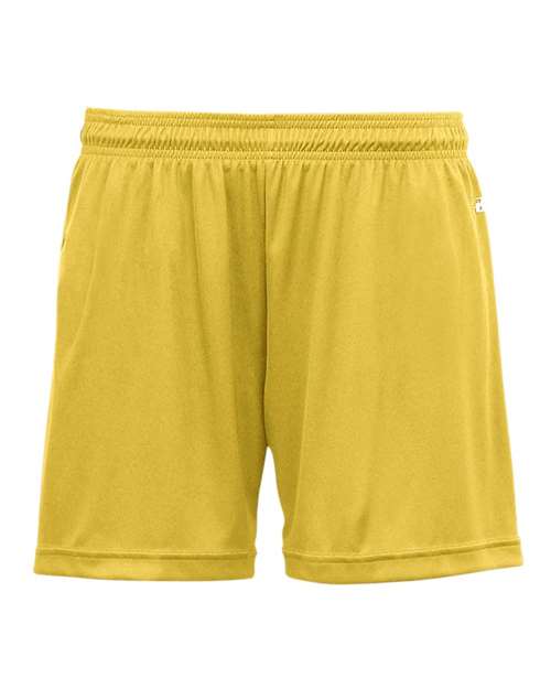 Badger Women's B-Core 5" Inseam Shorts (Part 1 of 2) - Gold