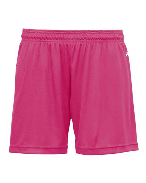 Badger Women's B-Core 5" Inseam Shorts (Part 1 of 2) - Hot Pink
