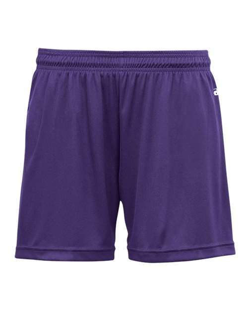 Badger Women's B-Core 5" Inseam Shorts (Part 1 of 2) - Purple