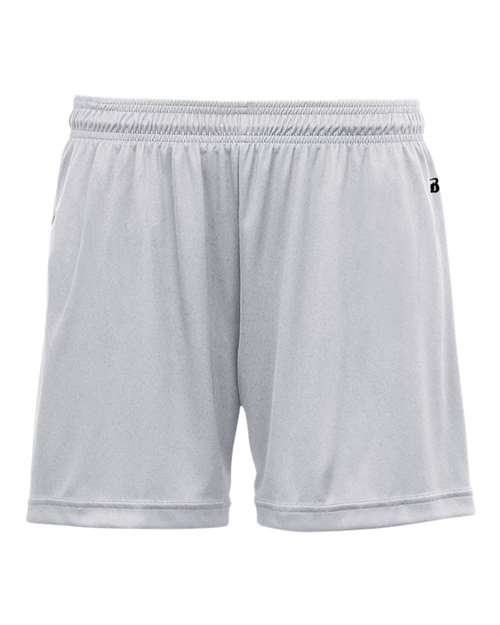 Badger Women's B-Core 5" Inseam Shorts (Part 1 of 2) - Silver
