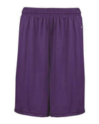 Badger Men's B-Core 10" Shorts with Pockets - Purple