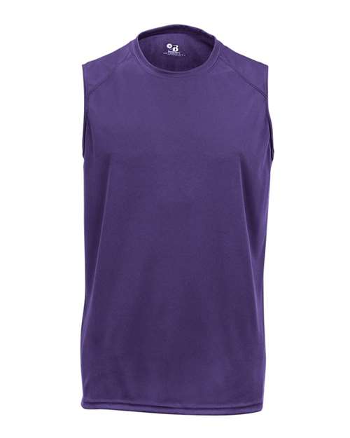 Badger Men's B-Core Sleeveless T-Shirt - Purple