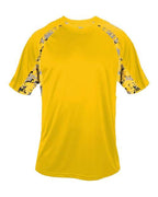 Badger Men's Hook Digital T-Shirt - Gold/ Gold