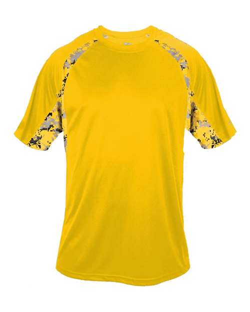 Badger Men's Hook Digital T-Shirt - Gold/ Gold