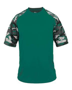 Badger Men's Camo Sport T-Shirt (Part 1 of 2) - Forest/ Forest Camo