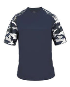 Badger Men's Camo Sport T-Shirt (Part 1 of 2) - Navy/ Navy Camo