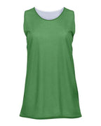 Badger Women's Pro Mesh Reversible Tank Top - Kelly/ White
