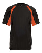 Badger Men's B-Core Hook T-Shirt (Part 1 of 2) - Black/ Burnt Orange