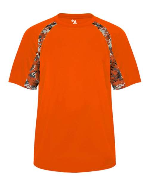 Badger Men's Hook Digital T-Shirt - Burnt Orange/ Burnt Orange