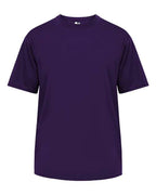 Badger Men's B-Tech Cotton-Feel T-Shirt - Purple