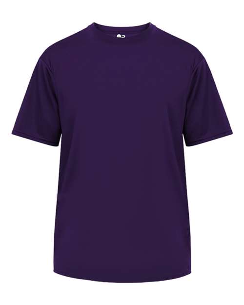 Badger Men's B-Tech Cotton-Feel T-Shirt - Purple
