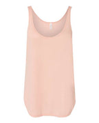 BELLA + CANVAS Women's Flowy Tank with Side Slit - Peach