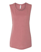 BELLA + CANVAS Women's Flowy Scoop Muscle Tank - Mauve