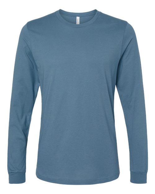 BELLA + CANVAS Unisex Jersey Long Sleeve Tee (Part 3 of 4) - Steel Blue