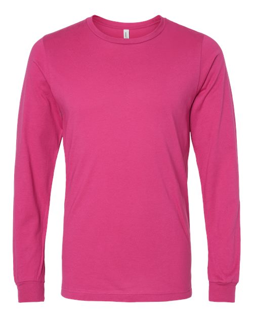 BELLA + CANVAS Unisex Jersey Long Sleeve Tee (Part 1 of 4) - Berry