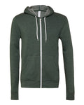 BELLA + CANVAS Unisex Sponge Fleece Full-Zip Hoodie Sweatshirt (Part 2 of 3) - Heather Forest