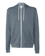 BELLA + CANVAS Unisex Sponge Fleece Full-Zip Hoodie Sweatshirt (Part 2 of 3) - Heather Slate