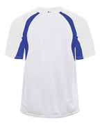 Badger Youth B-Core Hook T-Shirt - White/ Royal