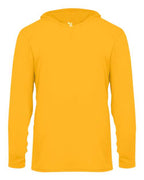 Badger Youth B-Core Hooded Long Sleeve T-Shirt - Gold