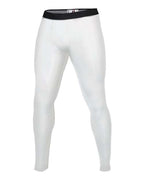 Badger Men's Compression Full-Length Tights - White