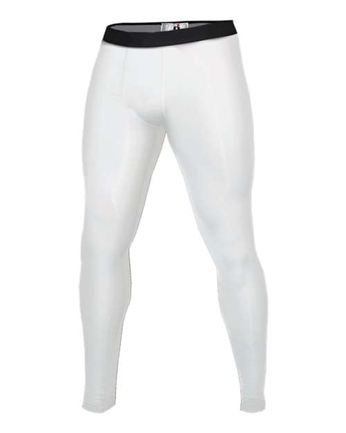 Badger Men's Compression Full-Length Tights - White