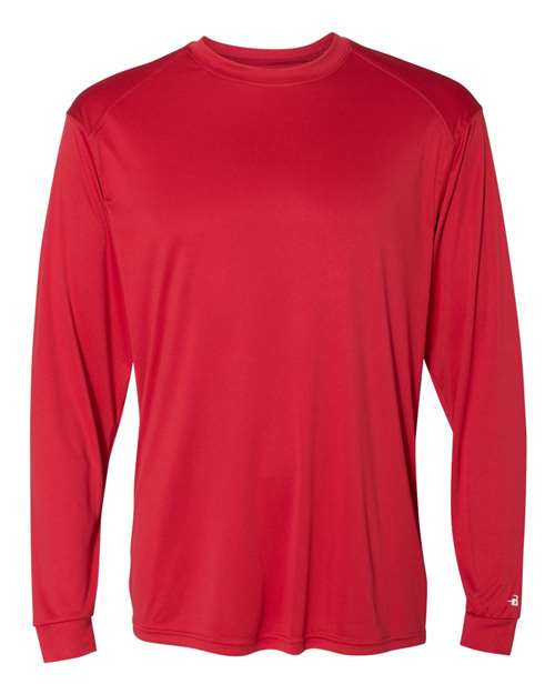 Badger Men's Ultimate SoftLock™ Long Sleeve T-Shirt (Part 1 of 2) - Red
