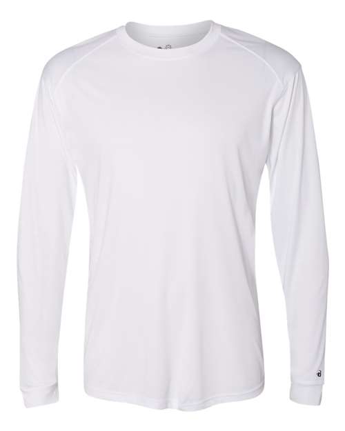 Badger Men's Ultimate SoftLock™ Long Sleeve T-Shirt (Part 2 of 2) - White