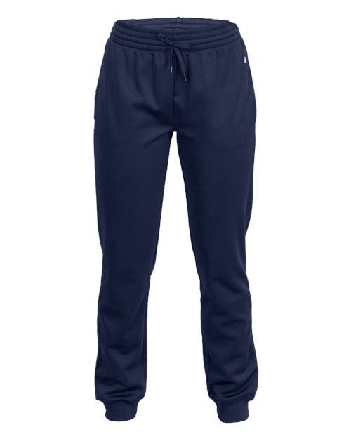 Badger Women's Performance Fleece Joggers - Navy