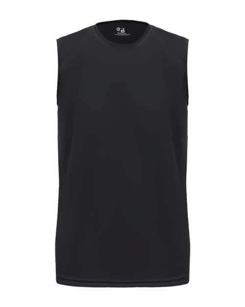 Badger Youth B-Core Sleeveless T-Shirt - Black