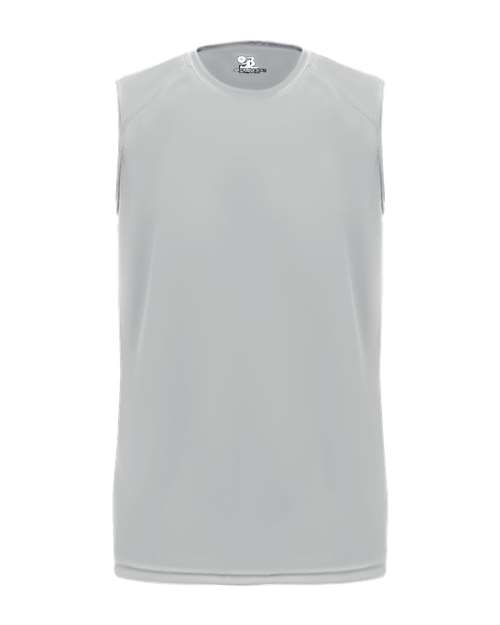 Badger Youth B-Core Sleeveless T-Shirt - Silver