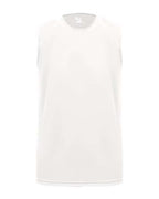 Badger Youth B-Core Sleeveless T-Shirt - White