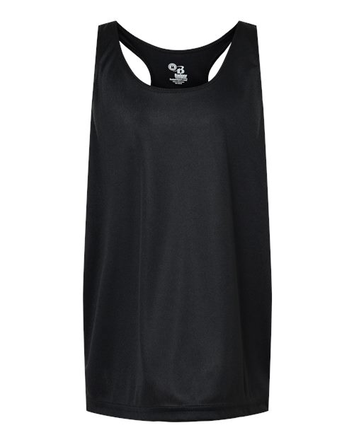 Badger Girls’ B-Core Racerback Tank Top - Black