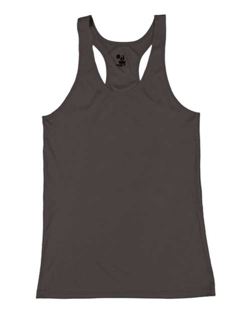 Badger Girls’ B-Core Racerback Tank Top - Graphite