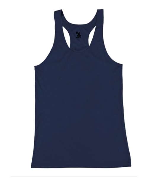 Badger Girls’ B-Core Racerback Tank Top - Navy