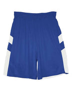 Alleson Athletic Youth B-Pivot Reverisble Shorts - Royal/ White