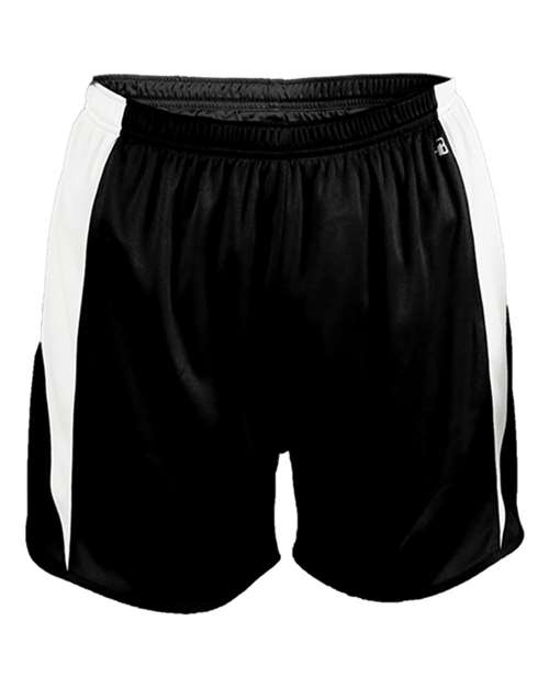 Alleson Athletic Youth Stride Shorts - Black/ White