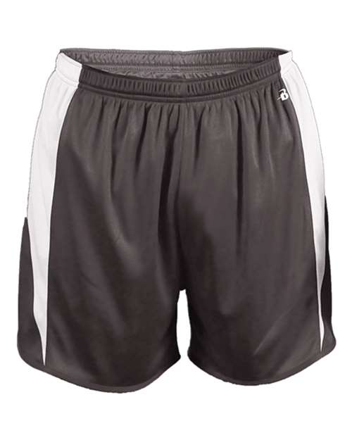 Alleson Athletic Youth Stride Shorts - Graphite/ White