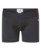 Badger Girls' Pro-Compression Shorts - Black
