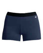 Badger Girls' Pro-Compression Shorts - Navy