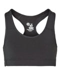 Badger Girls' B-Sport Bra Top - Black