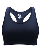 Badger Girls' B-Sport Bra Top - Navy