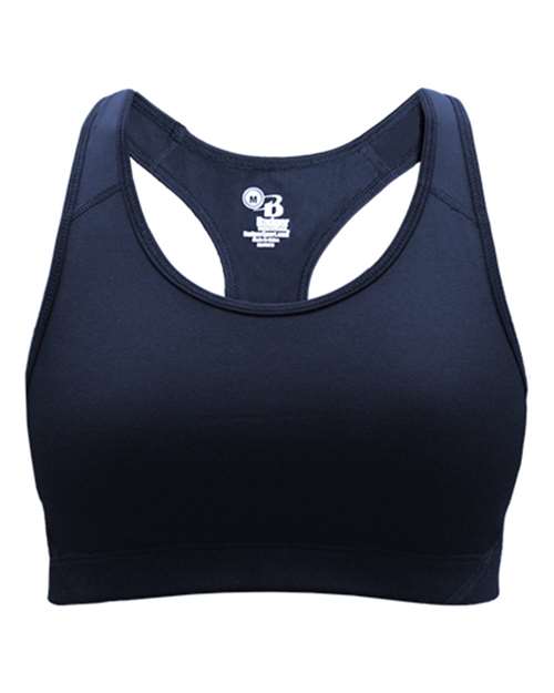 Badger Girls' B-Sport Bra Top - Navy
