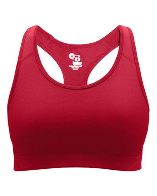 Badger Girls' B-Sport Bra Top - Red