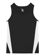 Alleson Athletic Youth Stride Singlet - Black/ White