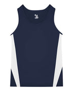 Alleson Athletic Youth Stride Singlet - Navy/ White