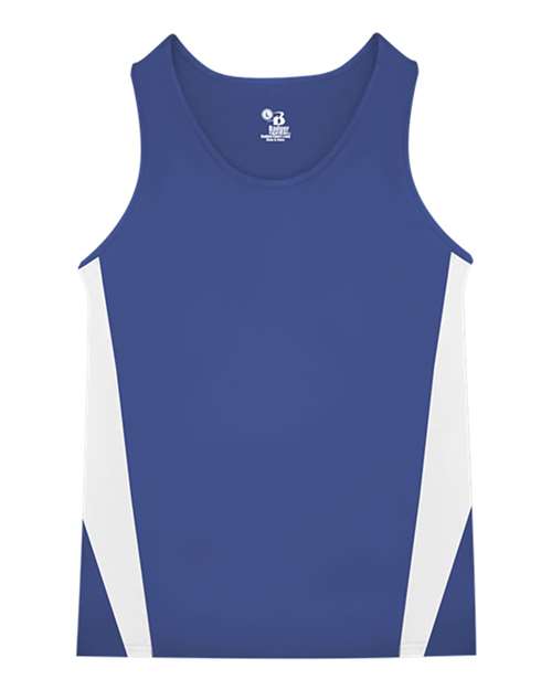 Alleson Athletic Youth Stride Singlet - Royal/ White