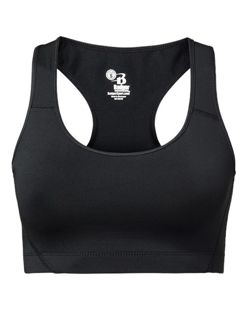 Badger Women's B-Sport Bra Top - Black