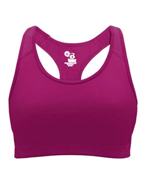 Badger Women's B-Sport Bra Top - Hot Pink