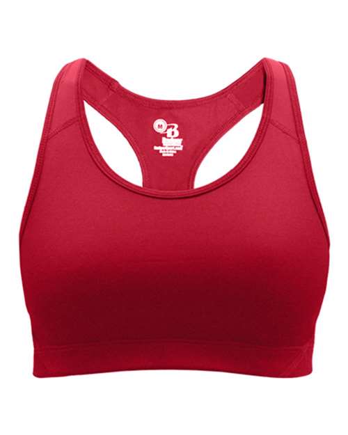 Badger Women's B-Sport Bra Top - Red