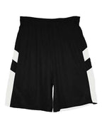Alleson Athletic Men's B-Pivot Rev. Shorts - Black/ White